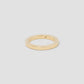 3mm Square Ring in 18k Yellow Gold