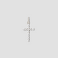 Small Floating Diamond Cross