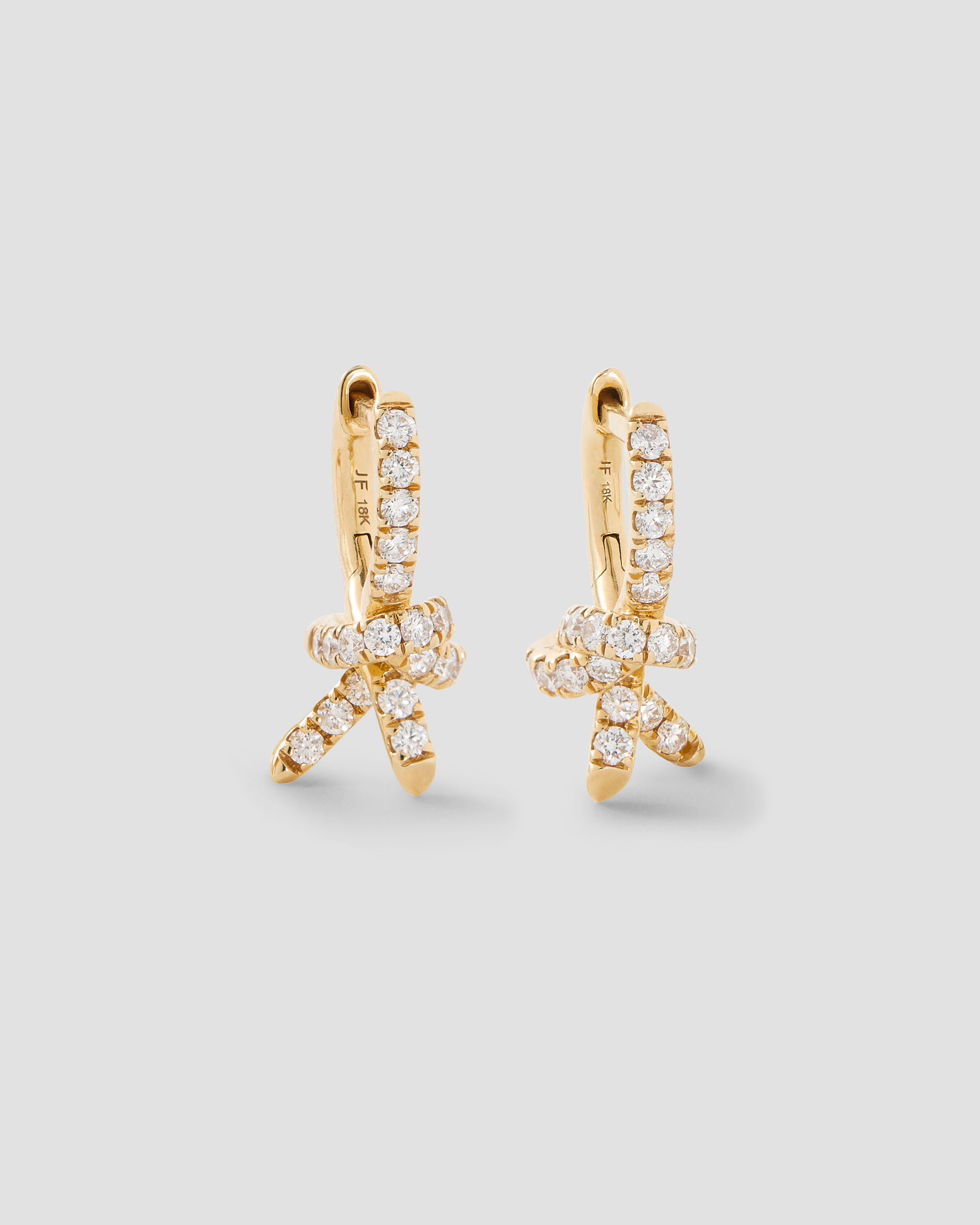 18k yellow gold pair