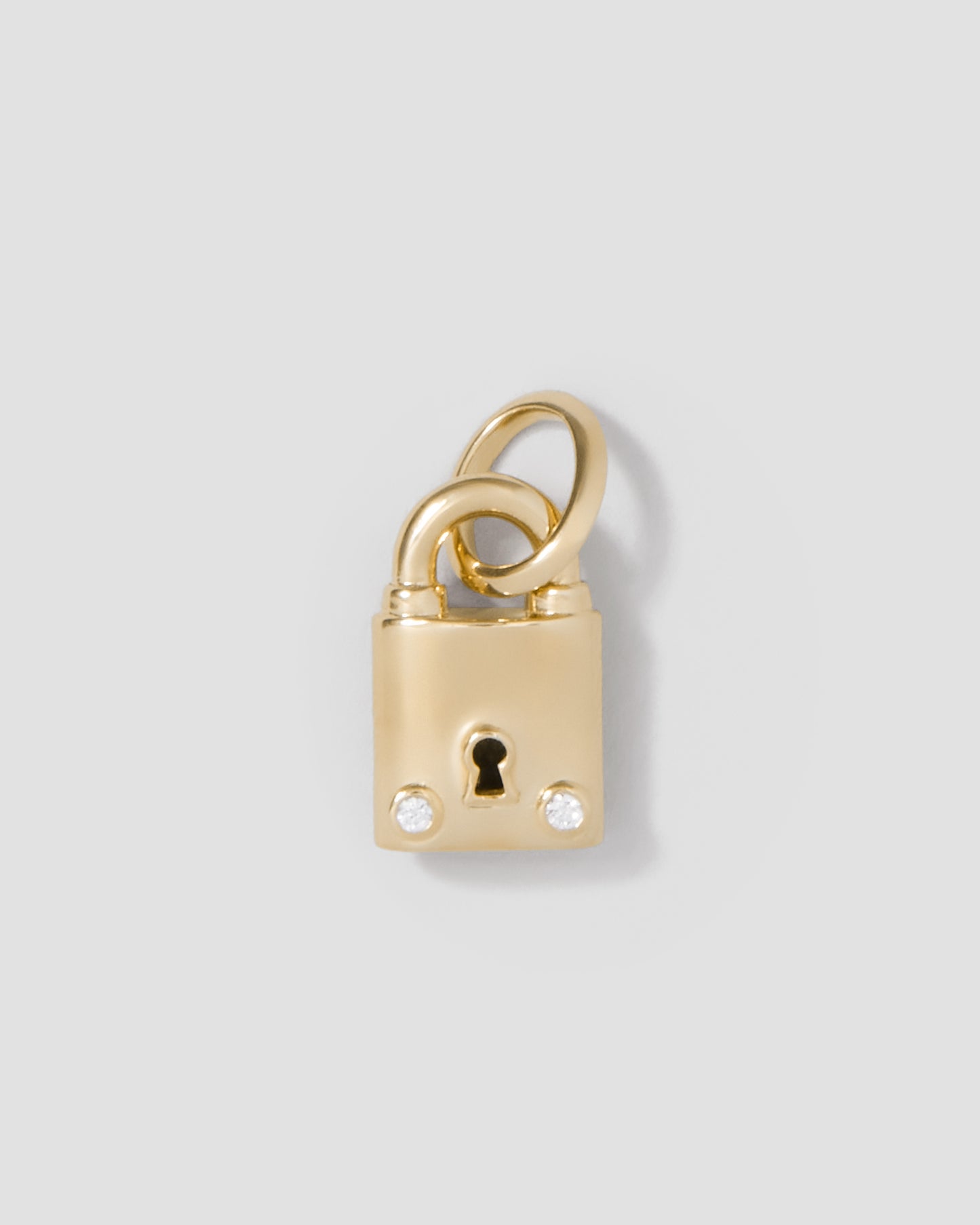 Small Lock with Two Diamonds