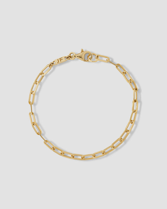 Small Long Link Charm Bracelet