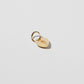 Jennifer Fisher - Small Puffy Heart with engraved S - Yellow Gold