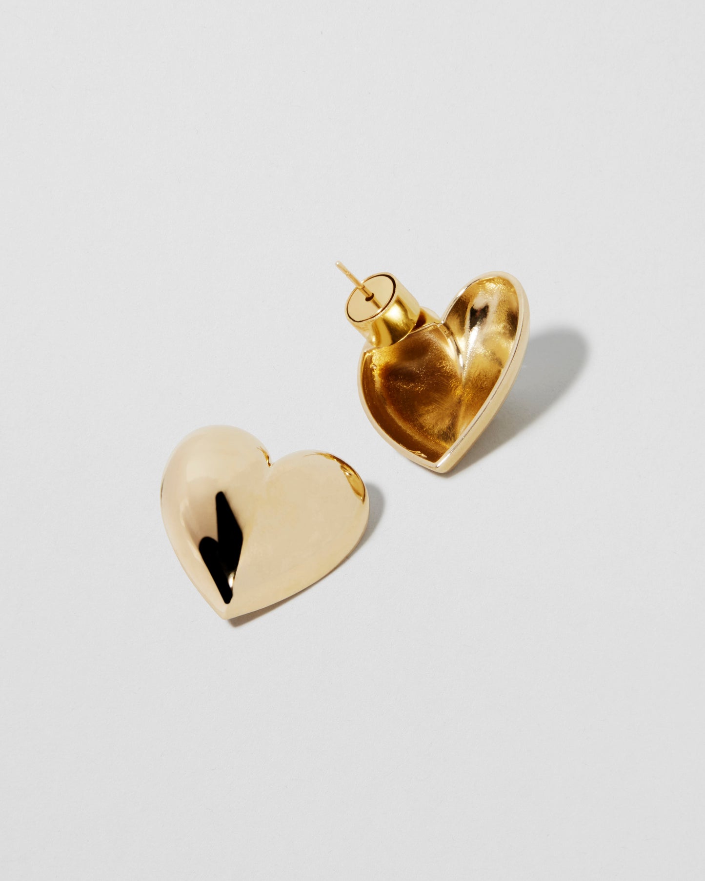 Small Puffy Heart Earrings