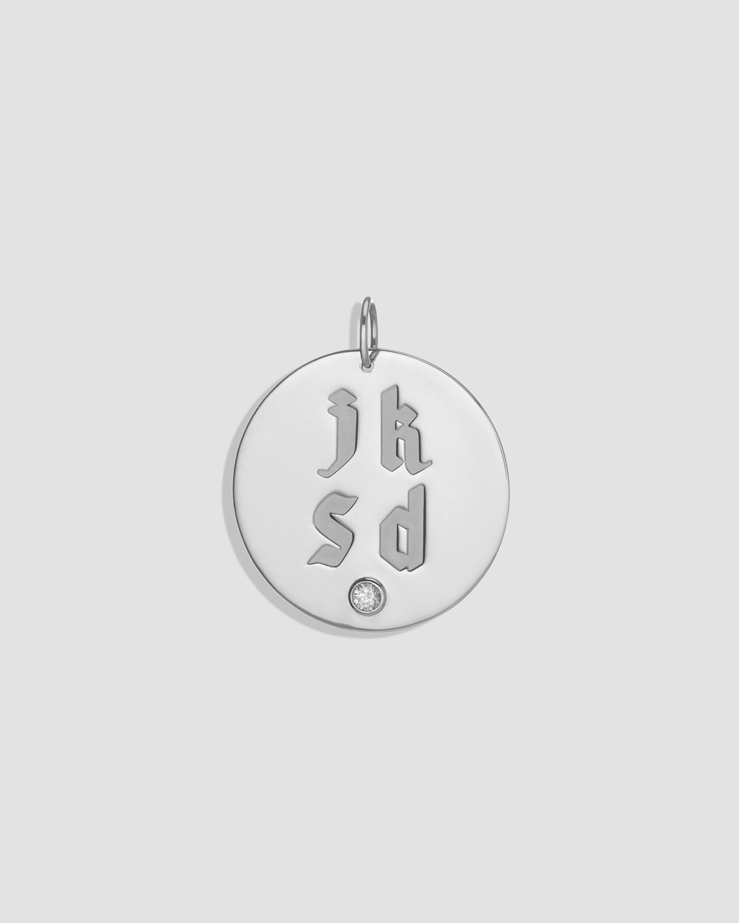 Small Circle - 4 Letters and Diamond