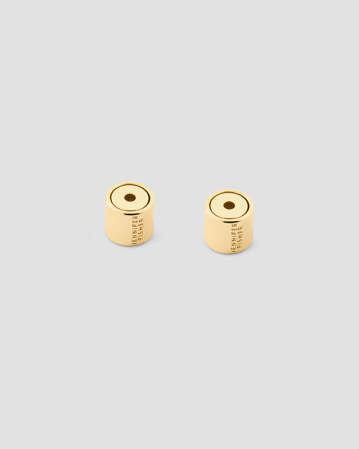 Small Earring Backs earring - front view | 14k gold earrings