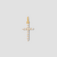 Small Floating Diamond Cross
