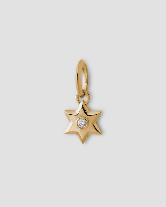 Mini Star Of David Charm