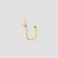 Minimal Block Letter Charm in 14K Yellow Gold