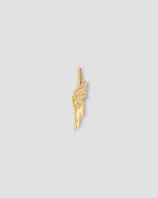 Small Wing Charm in 18K Yellow Gold