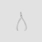 Wishbone Charm with Pavé White Diamonds