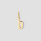 Lower Case Gothic Letter Charm in 14K Yellow Gold