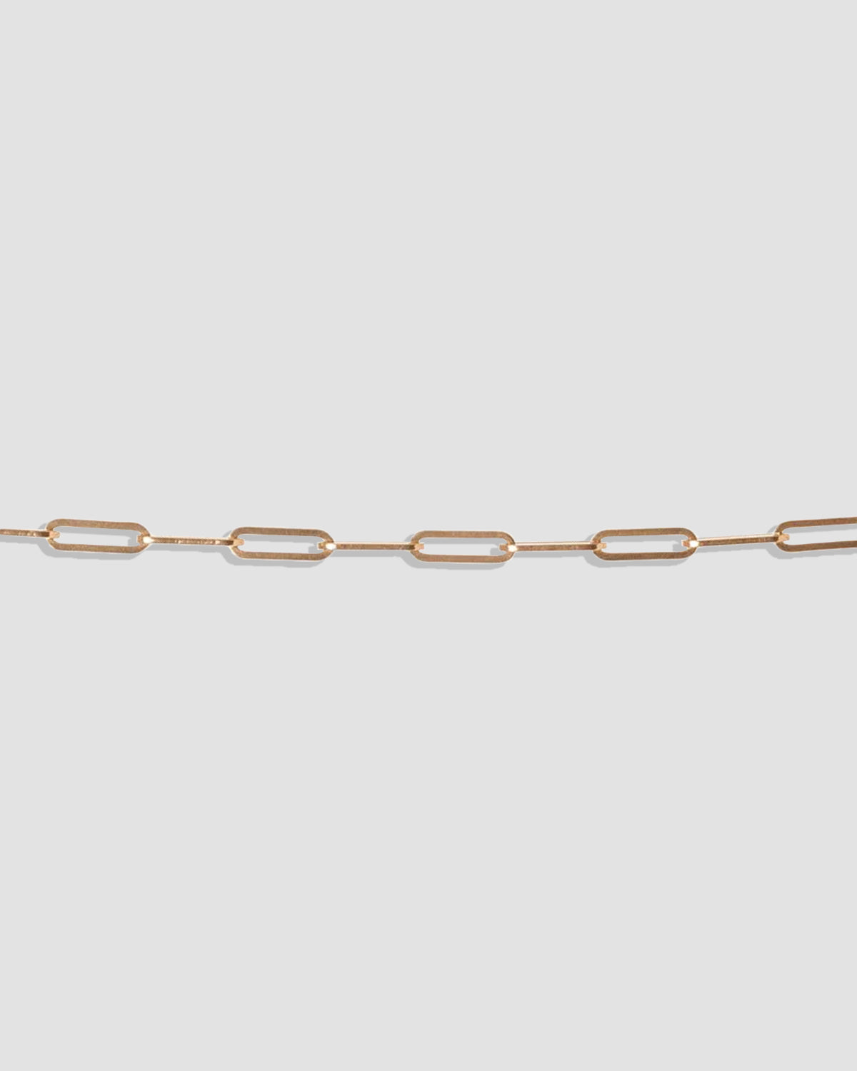 14k Long Link Charm Bracelet