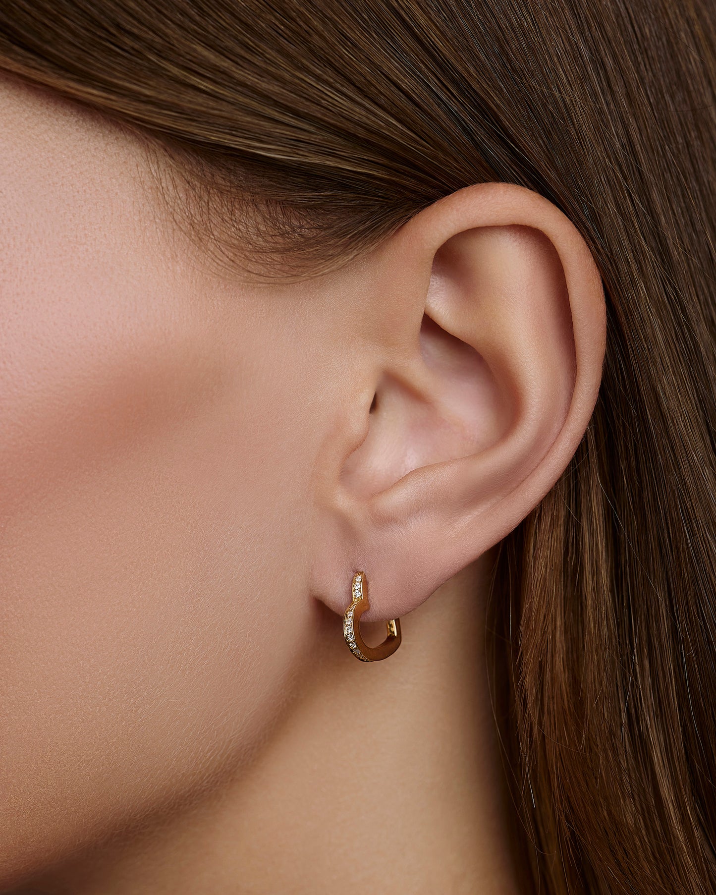18k yellow gold single & pair