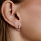 18k white gold single & pair