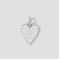 Medium Heart with Pavé White Diamonds