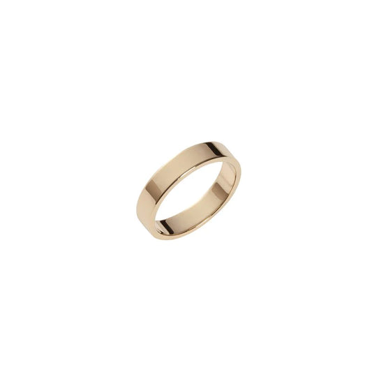 Flat Wedding Band