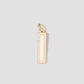 Luxe Narrow Classic Dog Tag in 18K Yellow Gold