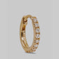 18K Essential Pavé Tiny Huggie