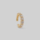 Lab Diamond Round Cut Ear Cuff