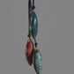 Semi-Precious Dagger Leather Cord Necklace