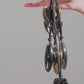 Metal Dagger Leather Cord Necklace