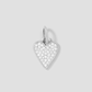Small Heart with Pavé White Diamonds